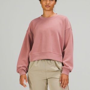 lululemon cropped crewneck softstreme